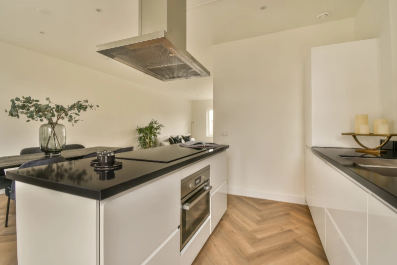 reforma integral de piso en el Guinardó -comedor y cocina abiertas