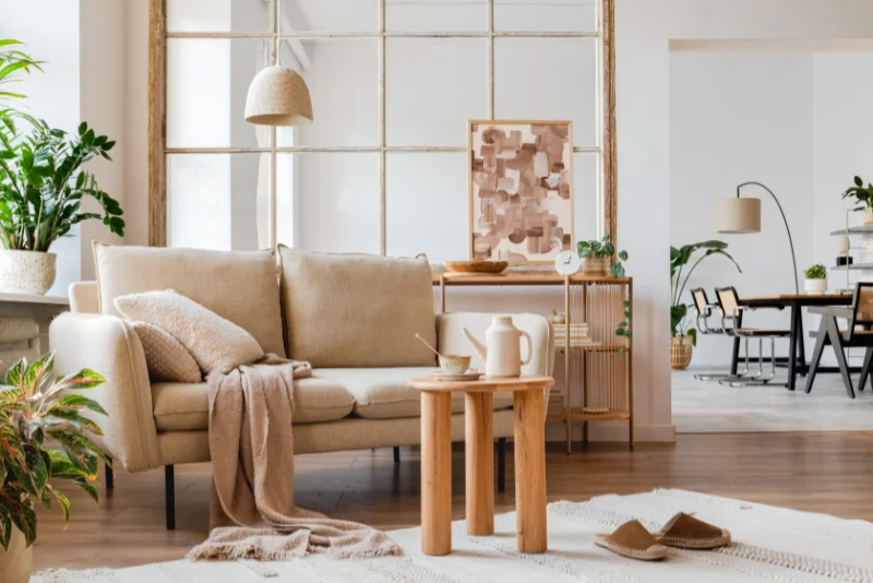 reforma integral en Vallcarca , distrito de Gracia, Barcelona. Reformas Grupo AyM Salón elegante y confortable