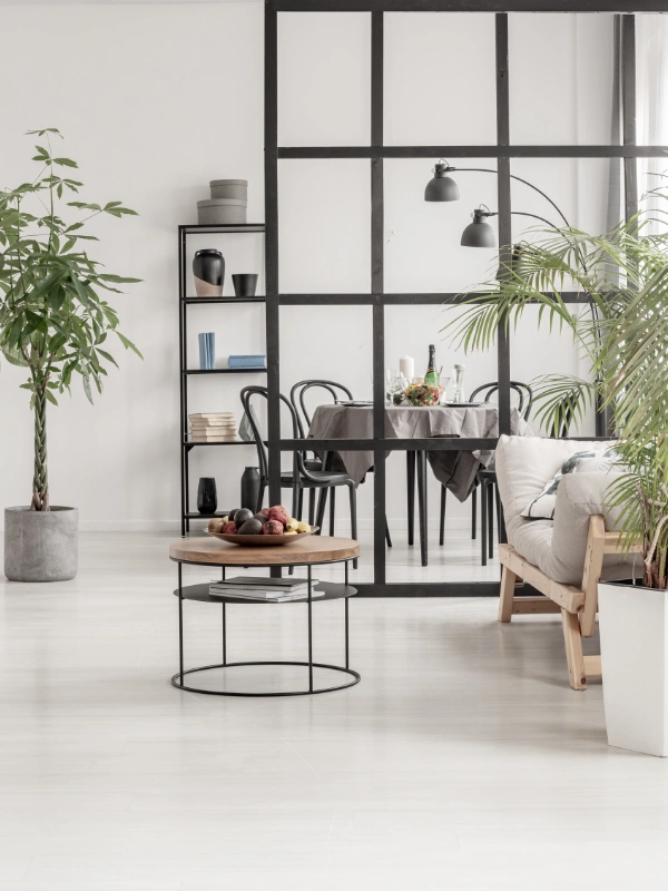 reforma integral Sant Andreu, La Sagrera, comedor y salón. Barcelona, Grupo AyM