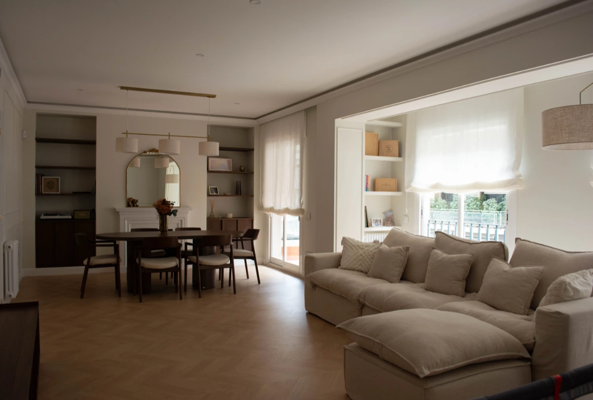 proyecto de interiorismo estudio de arquitectura alisado de paredes